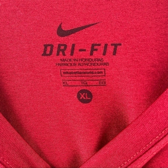 Men’s Nike Dri Fit Red Workout T Shirt Size XL! - Picture 6 of 7